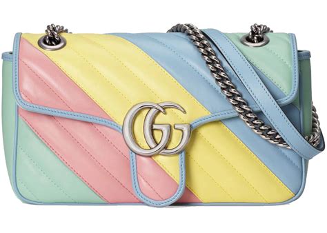 gucci multicolor pastel|Gucci Marmont Shoulder Bag GG Small Pastel Multicolor .